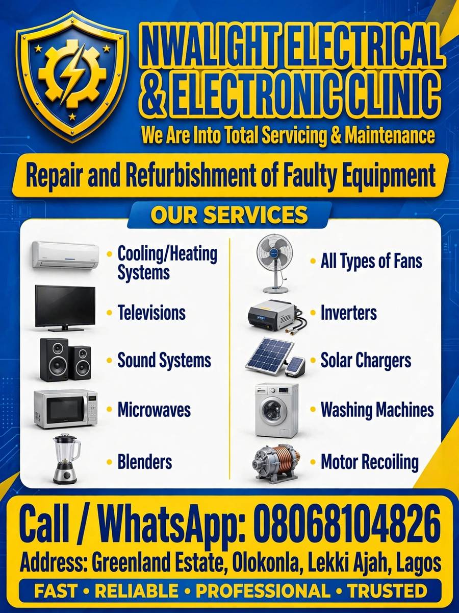 All your home appliances
