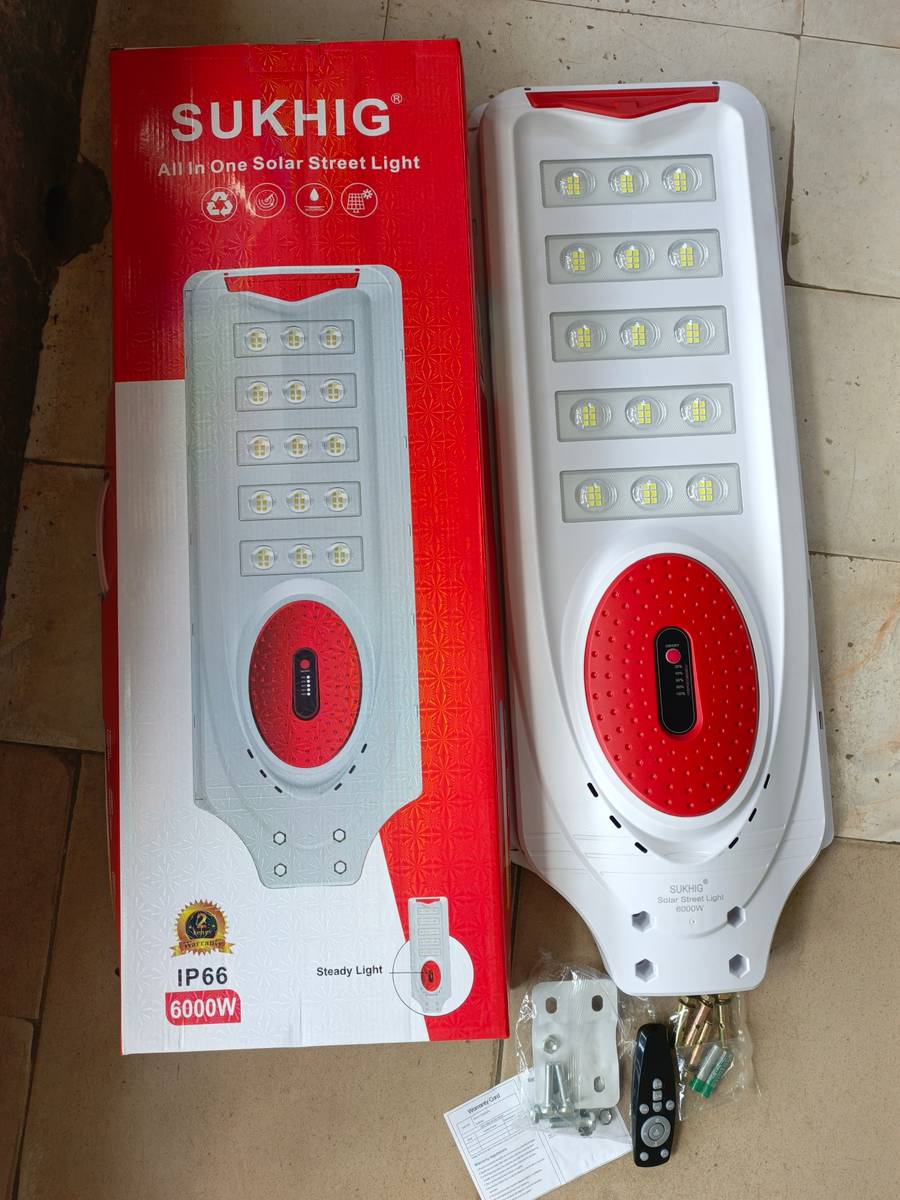 6000w Watts sukhig solar street