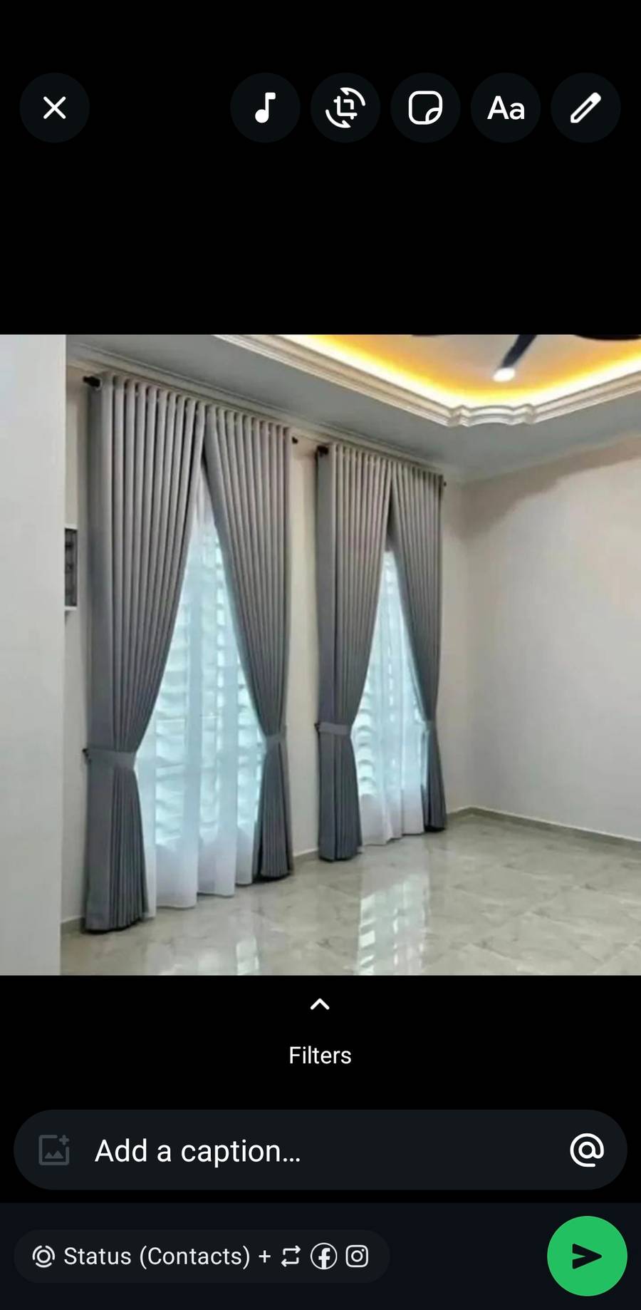 Curtain stores