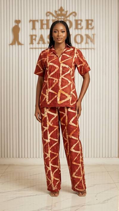 Two-piece Adire