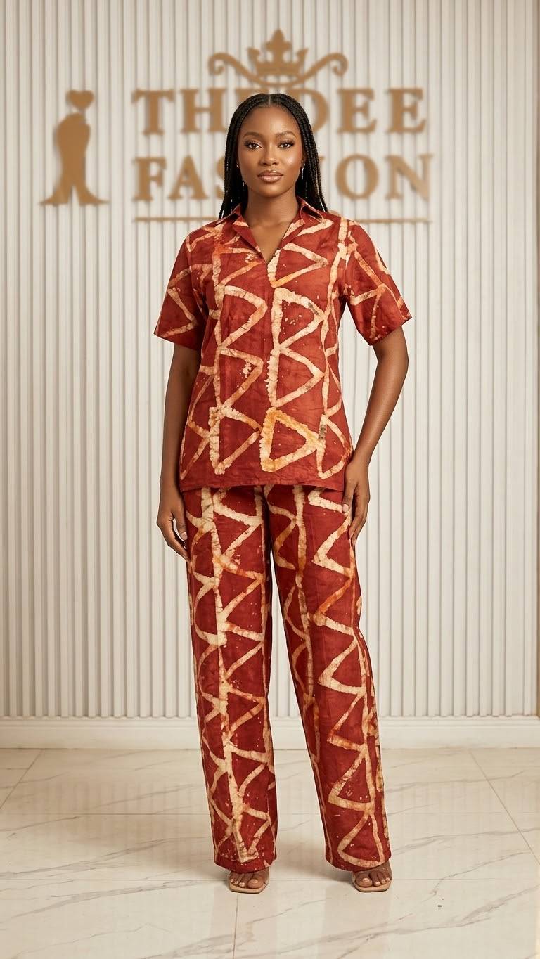 Two-piece Adire