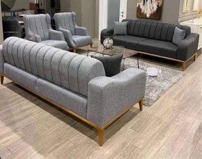 Set of soft leather chairs