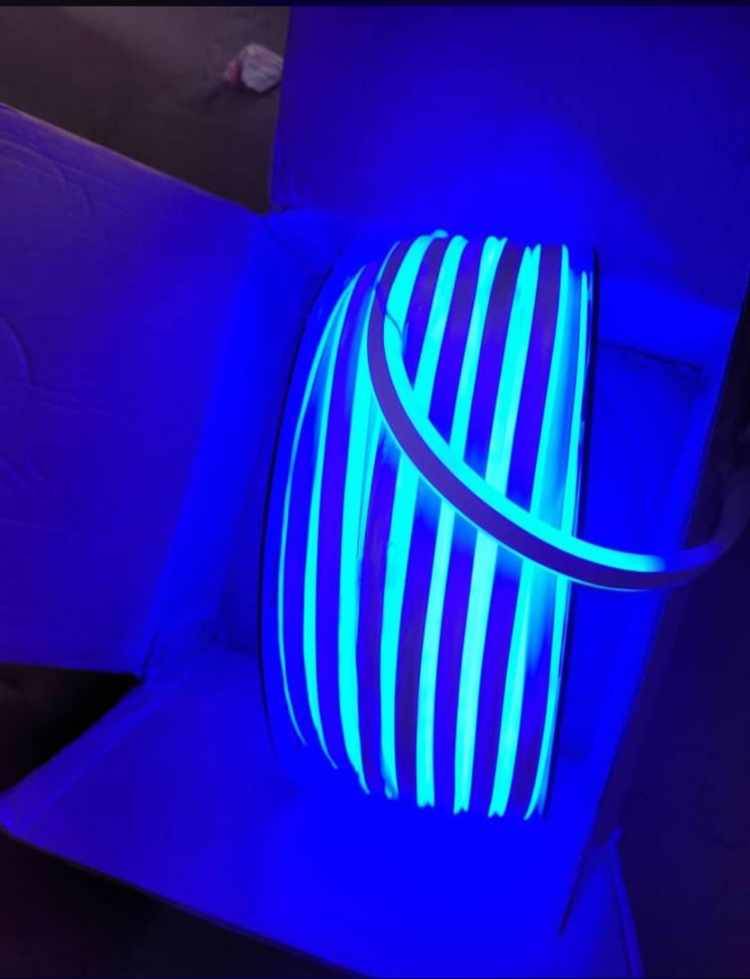 Neon rope light available, warm white, blue, pink, RGB