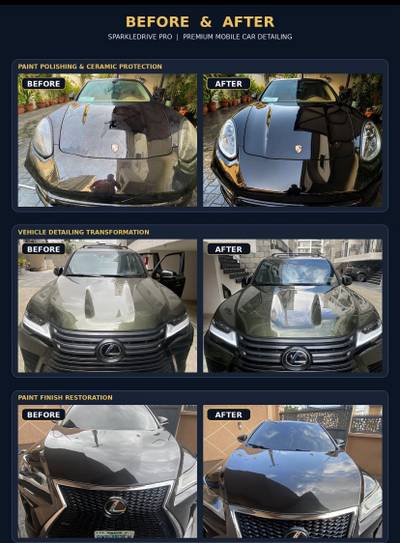 Buffing and ceramic waxing protection