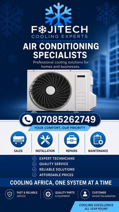 Installation of Air conditioning,servicing and Repairs