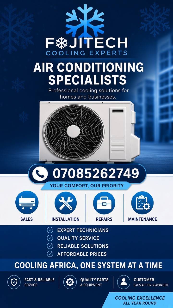 Installation of Air conditioning,servicing and Repairs