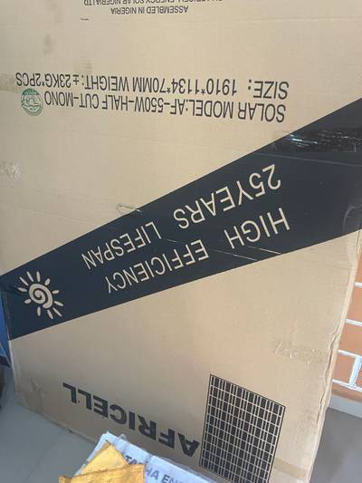 550watts solar panels