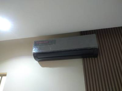 Any of air conditioner piping and lane conduit pipe inside wall