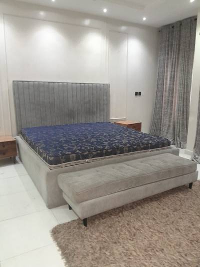 Bedframe and Foam, king size, Used.