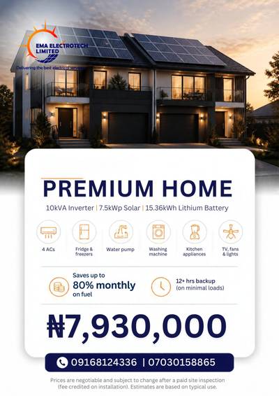 Premium Home Solar Package