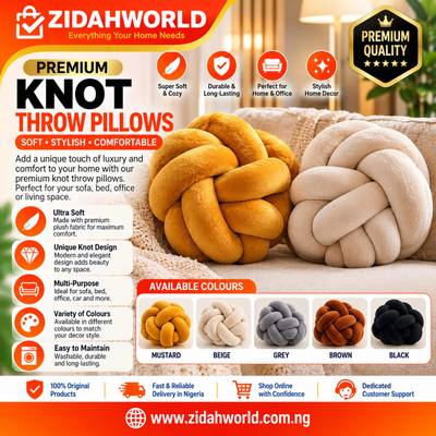 Knotted Throw  Pillow