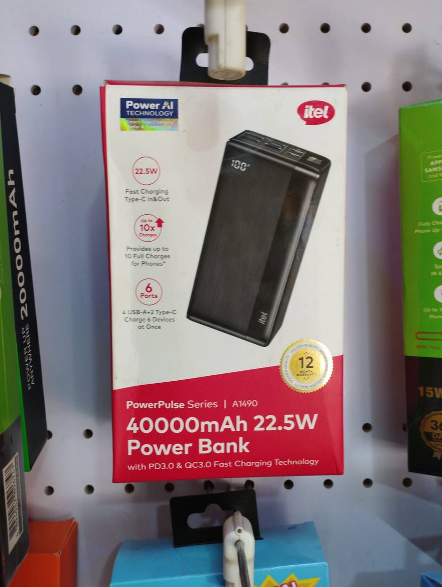 Itel 40000mah 22.5w PowerBank