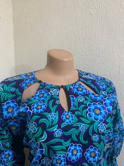 Keyholes Ankara bubu gown