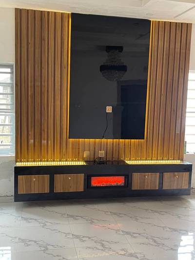 Tv console and bed frame/hdf door