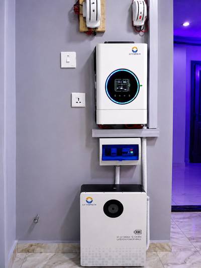 Complete solar installation