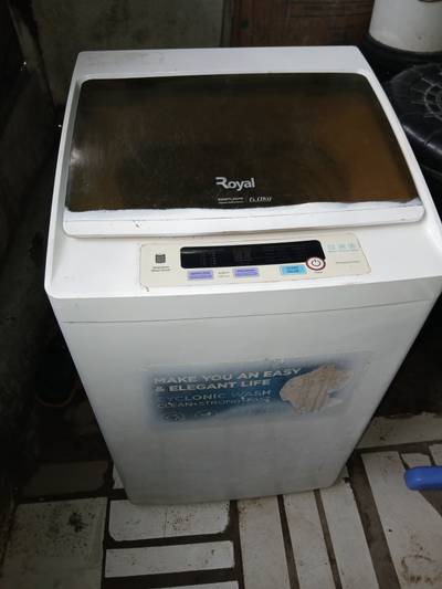 Royal top loader washing machine 6kg automatic wash and spin available for sales