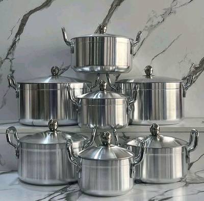 7pcs aluminium cookware set