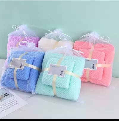 Soft Coral fleece towel
