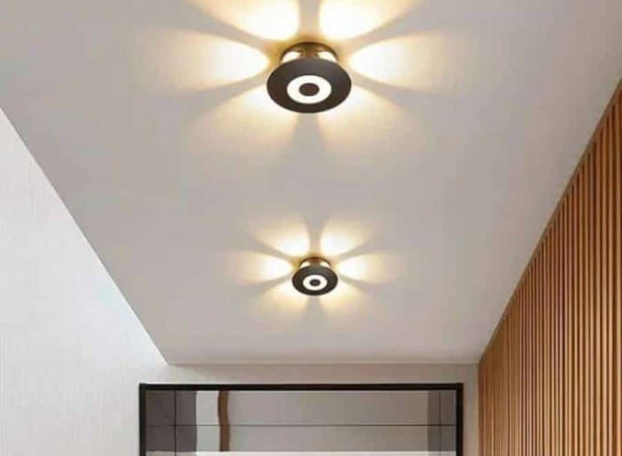 Wall lamp for security