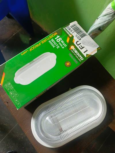 Plastic outdoor bulkhead light available