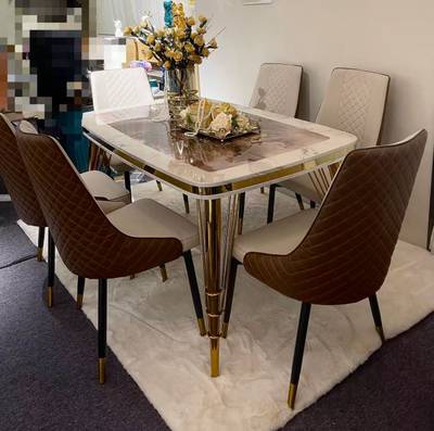 Modern dining table by six chairs free delivery and payments on delivery available