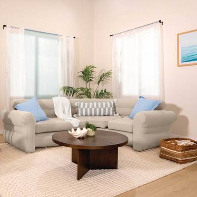 5 seaters inflatable corner sofa
