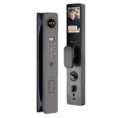 Smart automatic door lock for heavy doors