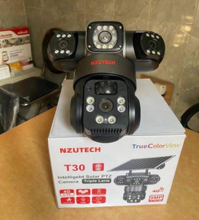 Triple lens solar camera