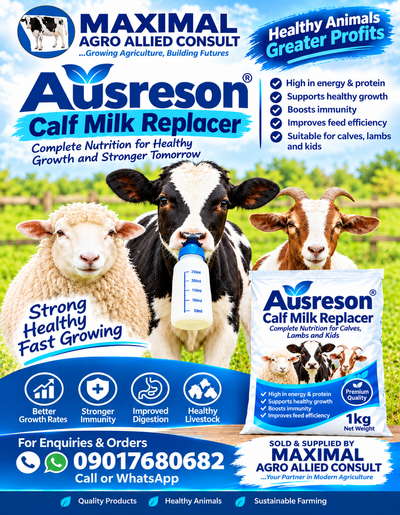 CALVES AND LAMBS MILK REPLACER