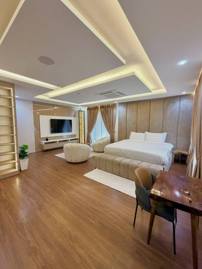 Gypsum board ceiling