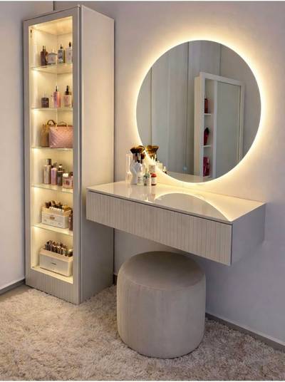 ✨ LUXURY DRESSING TABLE WITH LED LIGHT ✨ Every Queen Deserves This Corner!