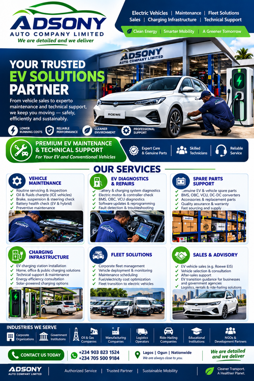 Work by ADSONY AUTO COMPANY LIMITED