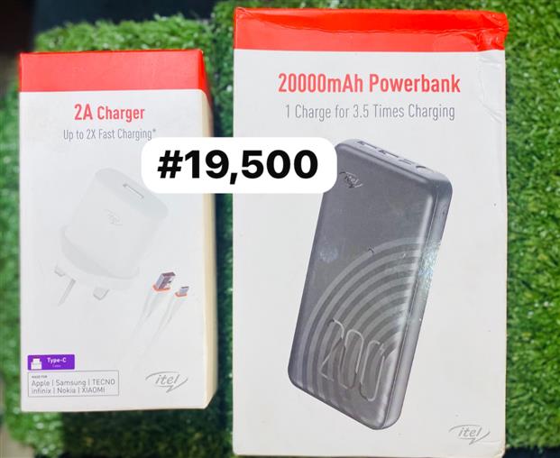 Itel Type-C charger + powerbank