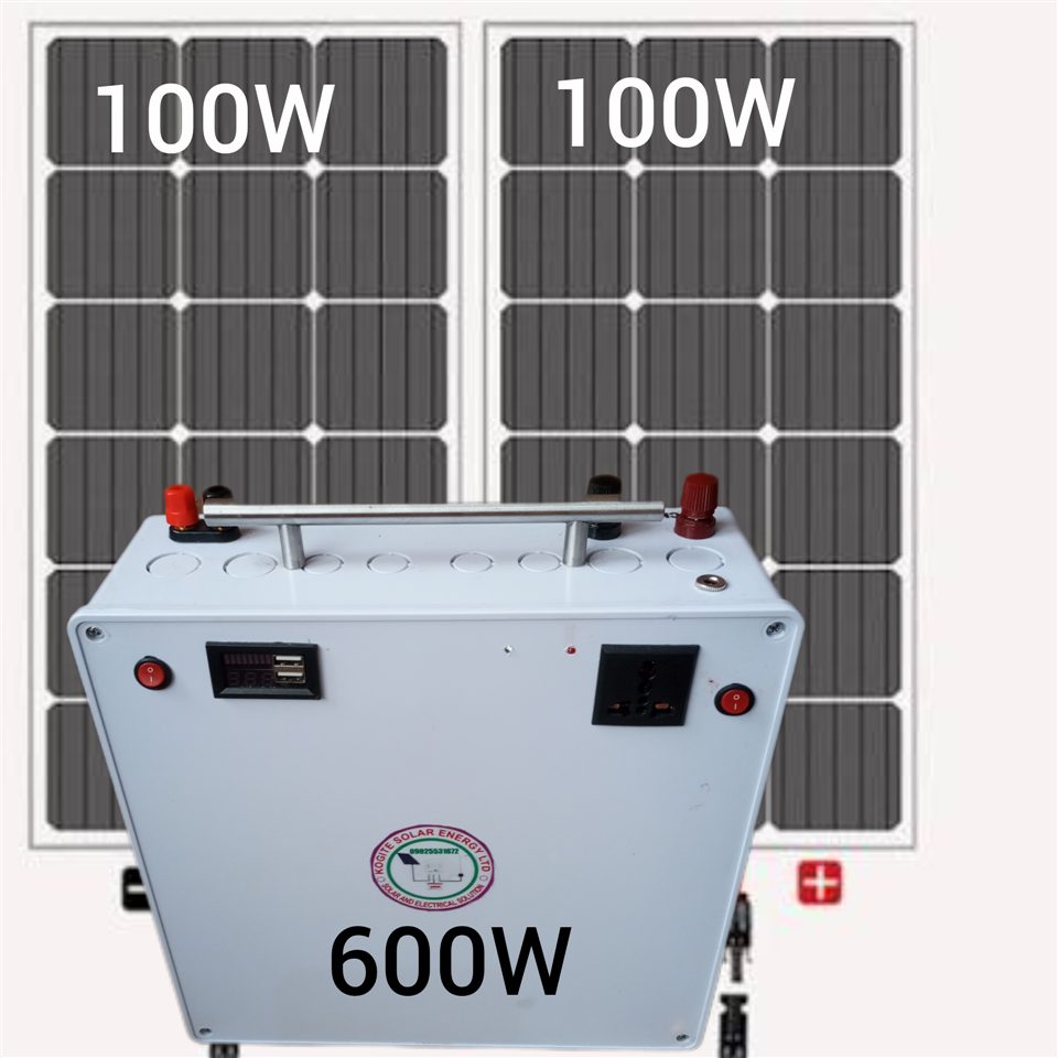 600W solar generator