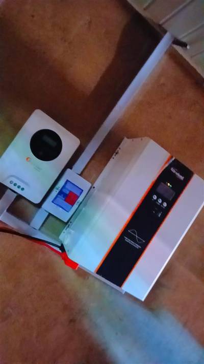 5kva 48V inverter installation with four Tubular batteries